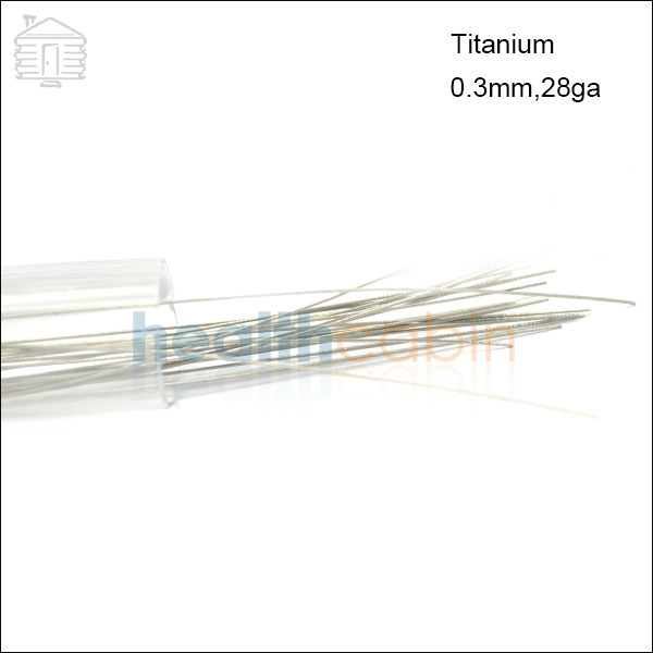 Titanium Rod Wire (0.3mm, 28ga)